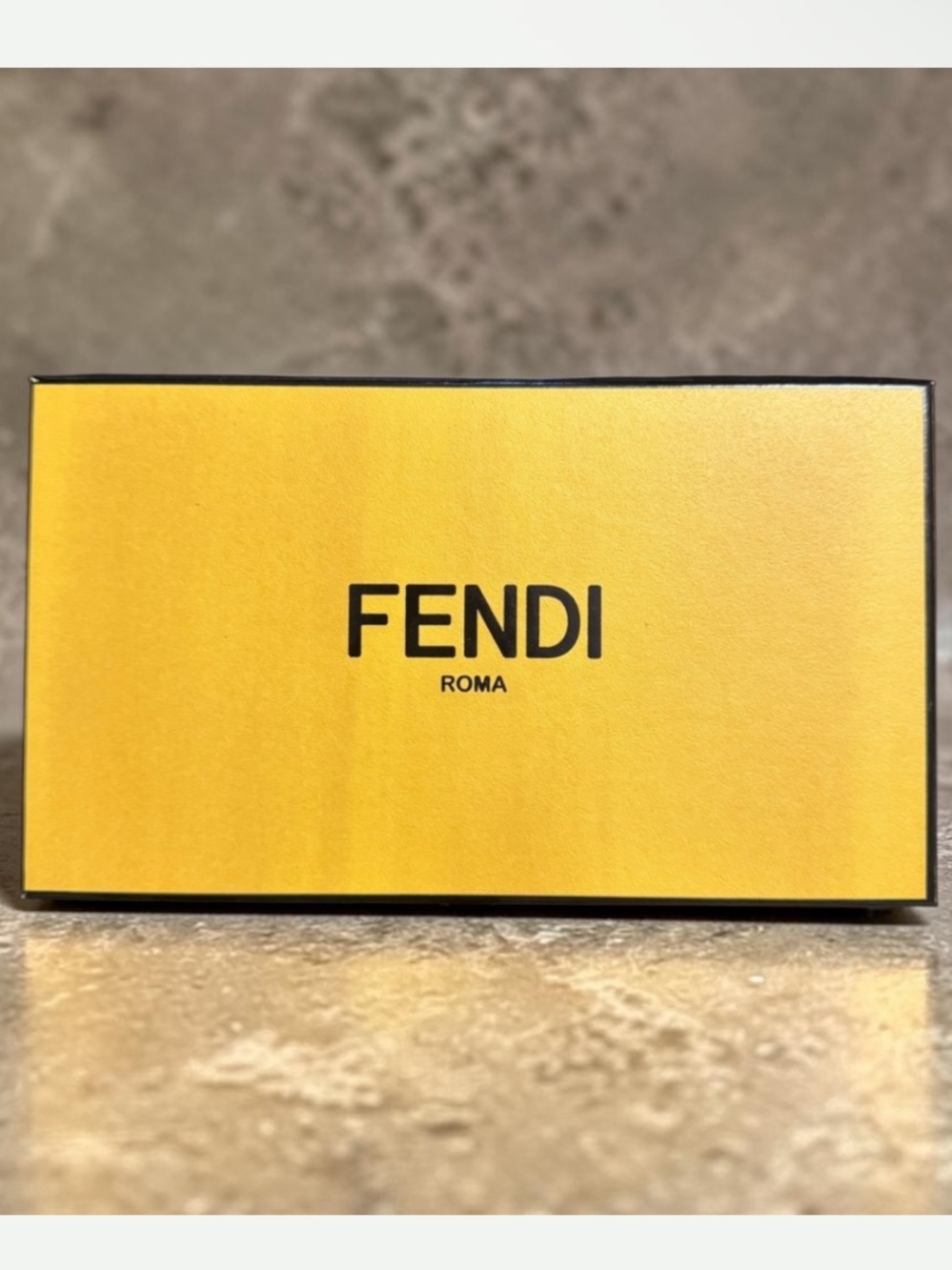 Fendi Brown Leather and Zucca Canvas Continental Wallet with Gold Plaque - Picture 11 of 13